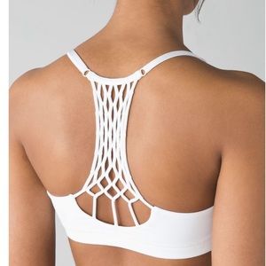 Lululemon true self bra white size 4